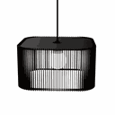 Ver imagem 2 de Luminária Pendente Ayla Modelo Ripado -:Preta