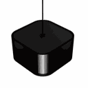 Ver imagem 1 de Luminária Pendente Ayla Modelo Ripado -:Preta