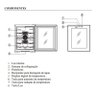 Adega Frigobar de Vinhos 12 Garrafas 110 V 220 V  Vicini Vcl 712 - 220V - 5