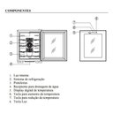 Ver imagem 5 de Adega Frigobar de Vinhos 12 Garrafas 110 V 220 V Vicini Vcl 712 - 220V