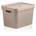 Ver imagem 1 de Caixa Organizadora Com Tampa 36 x 27 x 24 Cm Cor Bege