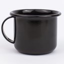 Ver imagem 5 de Mini Caneca Esmaltada Preta Com Alça 90ml Xícara Em Ágata Para Café Esmaltados Silva