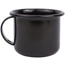 Ver imagem 1 de Mini Caneca Esmaltada Preta Com Alça 90ml Xícara Em Ágata Para Café Esmaltados Silva