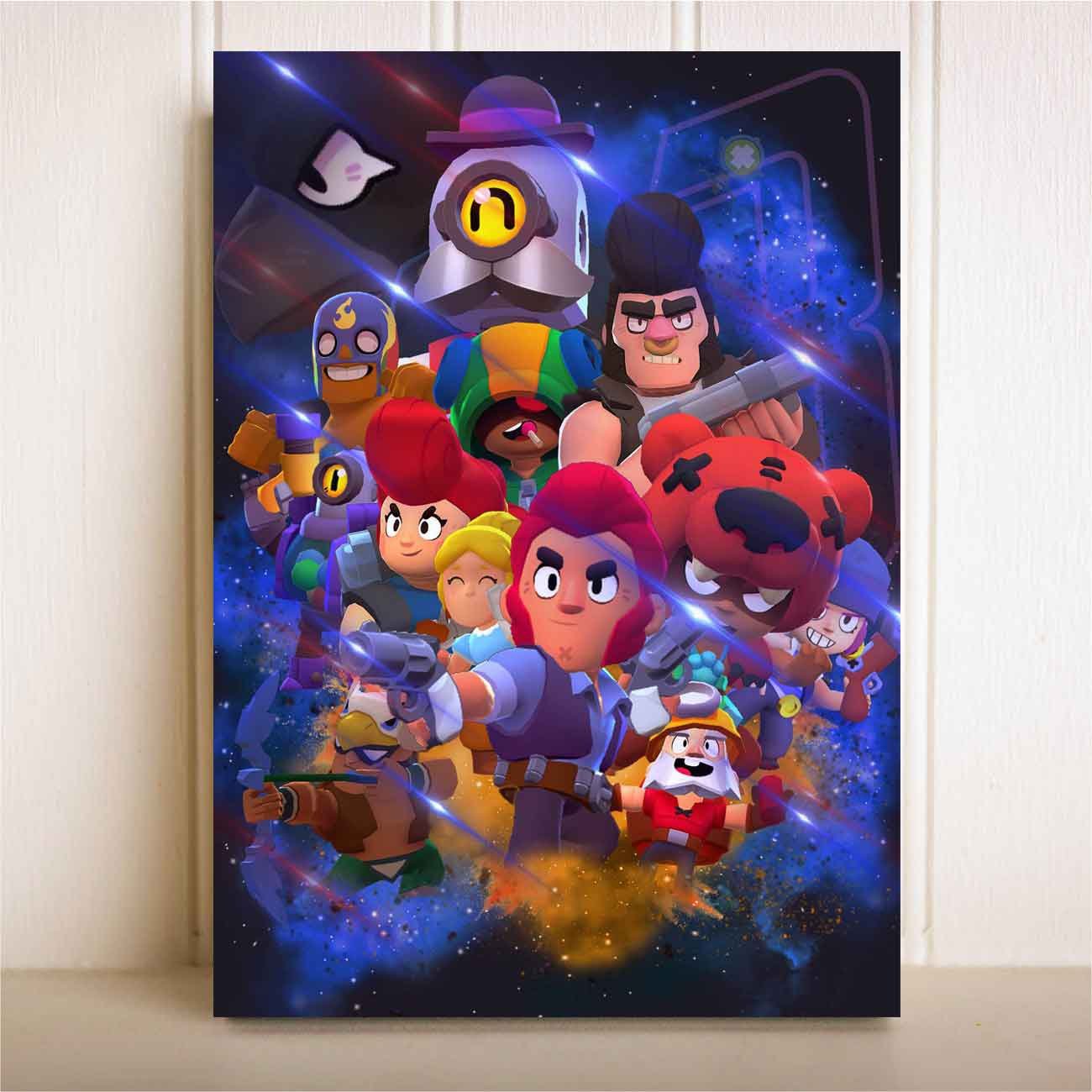 Placa Decorativa Quadro Jogo Brawl Stars