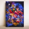 Placa Decorativa Quadro Jogo Brawl Stars - 1