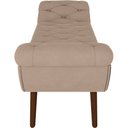 Ver imagem 5 de Puff Recamier Decorativo com Tachas 160 cm Santorini P05 Veludo Bege - Lyam Decor