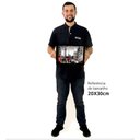 Ver imagem 2 de Quadro Decorativo Caixa Cidade Londres - Big Bem Preto, Branco e Vermelho Tacolado Moldura Caixa 3cm