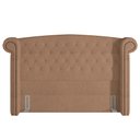 Ver imagem 3 de Cabeceira Cama Box Casal 140 Cm Sofia Bouclê Bege - Lyam Decor