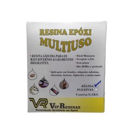 Resina Epóxi Rígida + Endurecedor Vrg5 500g Baixa Espessura - 2