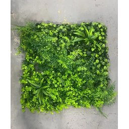 Placas Painel Jardim Vertical Planta Artificial Decoração 50x50cm - 3