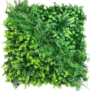 Placas Painel Jardim Vertical Planta Artificial Decoração 50x50cm