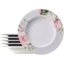Ver imagem 3 de Kit Jogo Prato Fundo Sopa 4 Pçs 4 Pessoas Chá Ornatta 23cm