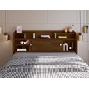 Ver imagem 4 de Cabeceira para Box Queen 158cm Prateleiras Prática Elisa