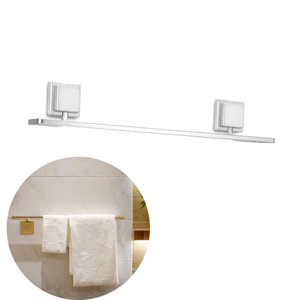 Porta Toalha de Banho Metálico com Adesivo 3m Arthi