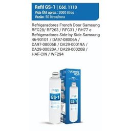 Filtro Refil Interno para Geladeira Refrigerador Side By Side  Samsung HAF-CIN/EXP - 2