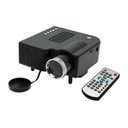 Ver imagem 4 de Mini Projetor de LED Portátil Data Show HDMI Filmes USB SD Preto (Bsl-17874-A)