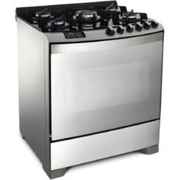 Fogão 5 Bocas Brastemp Quadrichama Mesa Vidro com Timer Grill - Bfs5Varnna - 1