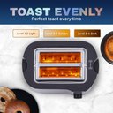 Ver imagem 4 de Elite Gourmet Torradeira 2 Fatias com Função Bagel e Timer (inox)