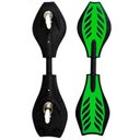 Ver imagem 3 de Skate Duas Rodas Waveboard Esporte Surf Na Rua Roda Silicone (Pc299-xc225-Verde)