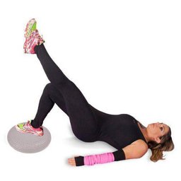 Disco De Equilibrio Almofada Pilates Yoga Aerobica Inflavel CINZA (5070) - 2 Disco De Equilibrio Almofada Pilates Yoga Aerobica Inflavel CINZA (5070) - 2