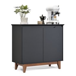 Buffet 02 Portas sem Gaveta Flow: Preto - 2