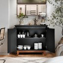 Ver imagem 5 de Buffet 02 Portas sem Gaveta Flow: Preto