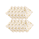 Ver imagem 3 de Kit 10 Pçs Guardanapo 10 Lugares 42x42cm Lumine Natal Tecido Oxford Estampado:Branco