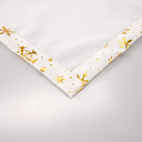 Ver imagem 5 de Kit 10 Pçs Guardanapo 10 Lugares 42x42cm Lumine Natal Tecido Oxford Estampado:Branco