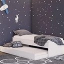 Ver imagem 2 de Cama Solteiro Bicama com Cama Auxiliar 194x83 Cm20 Branco Dtall Branco