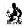 Adesivo de Parede Silhueta Jiu-Jitsu - 2