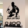 Adesivo de Parede Silhueta Jiu-Jitsu - 1