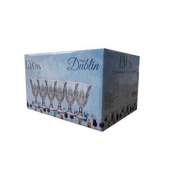 Jogo 6 Taças em Vidro para Água Dublin 250ml - Lyor - 4 Jogo 6 Taças em Vidro para Água Dublin 250ml - Lyor - 4