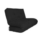 Ver imagem 1 de Futon Solteiro Dobrável Sofá Cama Tecido Sarja