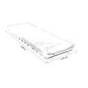 Ver imagem 5 de Sofá Cama Solteiro Futon Dobrável Preto