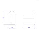 Ver imagem 2 de Cabide Parede Deca Versa Red Gold 2060.gl31.rd