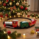 Ver imagem 7 de Trenzinho de Briquedo Enfeite de Natal Decorativo Natalino Arvore Balcao Loja Vitrine Shopping Locom