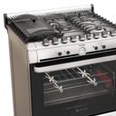 Ver imagem 2 de Fogão Top Machine 5 Bocas com Timer 2 Espetos Giratório Inox - Atlas
