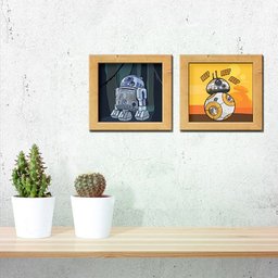 Kit 2 Pôster com Chassi Dróides - 2