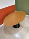 Ver imagem 3 de Mesa de Jantar Freijó 200x110cm - Base Cone Oval Preto