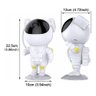 Projetor de Luzes Estrelas Galáxia com Controle Astronauta - 5