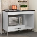 Ver imagem 3 de Balcão para Cooktop Frankfurt Branco
