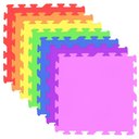 Ver imagem 1 de Kit com 12 Tapetes / Tatames em Eva Liso - 50 x 50 x 1 cm