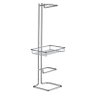 Suporte Para Papel Higiênico Com Porta Objetos 51 Cm Cromado - 2