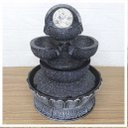 Ver imagem 1 de Fonte De Água Decorativa Cascata 4 Quedas Luz De Led Bivolt