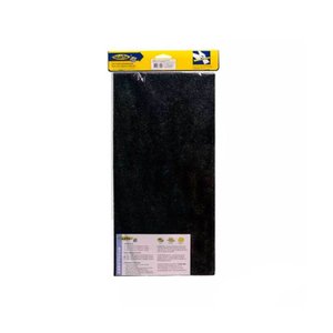 Feltro sintético retangular 25x50cm com 1 peça 4442 preto Talentos