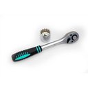 Ver imagem 3 de Kit Jogo De Chaves Catraca Soquete Cachimbo Estriado 1/2 10-32mm Encaixe Em Crv Com Extensor 39 Peca