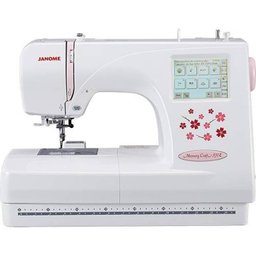 Máquina Automática para Bordar, Marca Janome, Modelo Memory Craft 370E, Completa Com Todos os Perten - 1