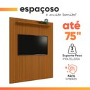 Ver imagem 6 de Painel para Tv até 75 Polegadas Ripado Impressão 3d Egeo com Prateleira 1,80m Cedro Edn
