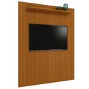 Ver imagem 1 de Painel para Tv até 75 Polegadas Ripado Impressão 3d Egeo com Prateleira 1,80m Cedro Edn