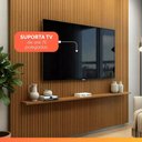Ver imagem 7 de Painel para Tv até 75 Polegadas Ripado Impressão 3d Egeo com Prateleira 1,80m Cedro Edn